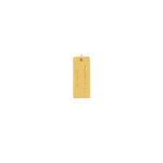 Large Rectangular Engravable Charm