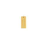 Large Rectangular Engravable Charm