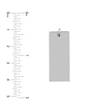 Large Rectangular Engravable Charm