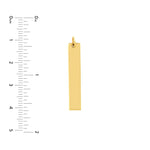 Medium Vertical Bar Engravable Charm