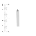Medium Vertical Bar Engravable Charm