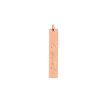 Long Vertical Bar Engravable Charm