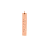 Long Vertical Bar Engravable Charm
