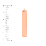 Long Vertical Bar Engravable Charm