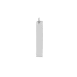 Long Vertical Bar Engravable Charm