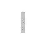 Long Vertical Bar Engravable Charm