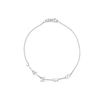 Block Initials Adjustable Bracelet