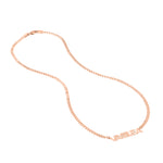 Block Nameplate Curb Chain Necklace