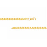 Block Nameplate Curb Chain Necklace
