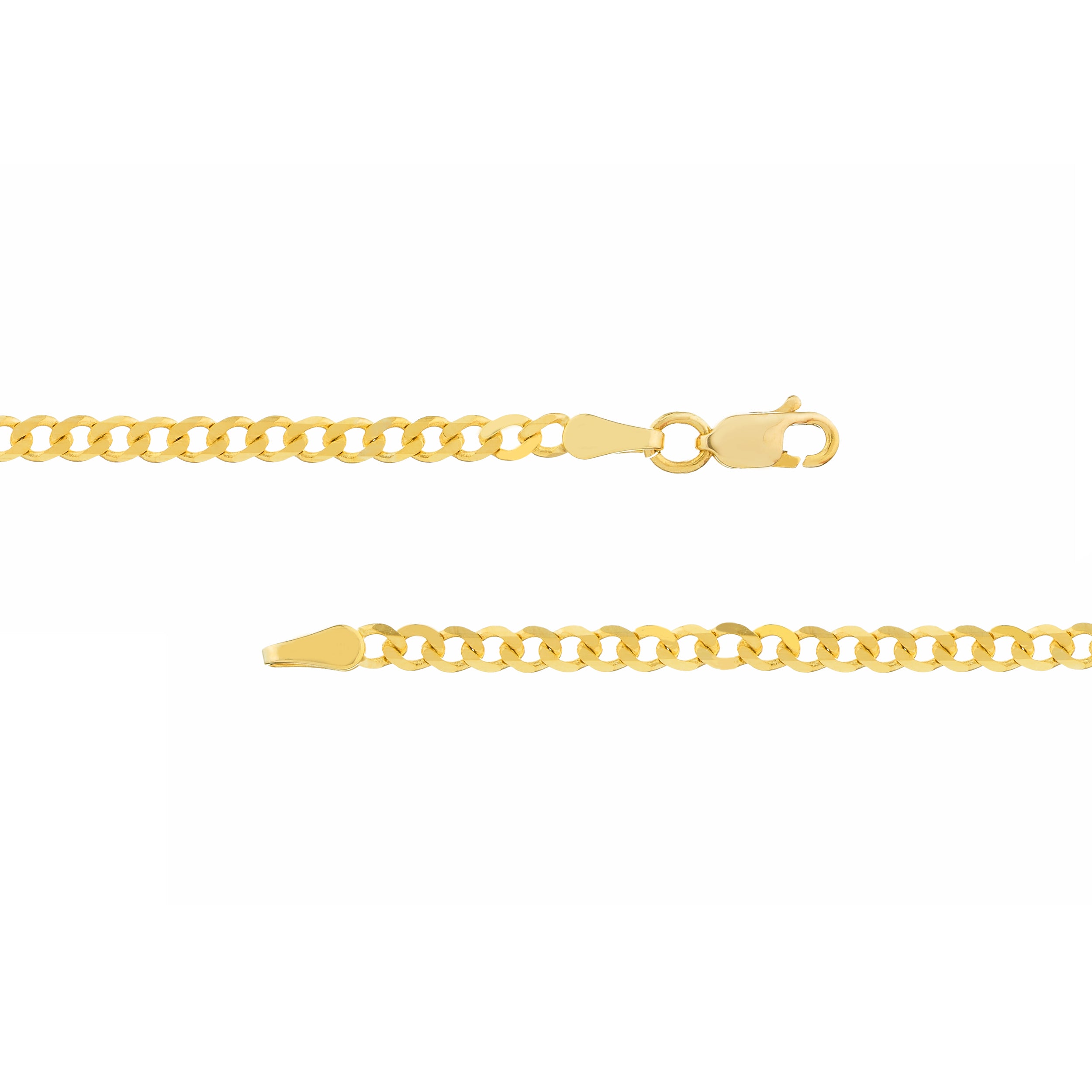 Block Nameplate Curb Chain Necklace