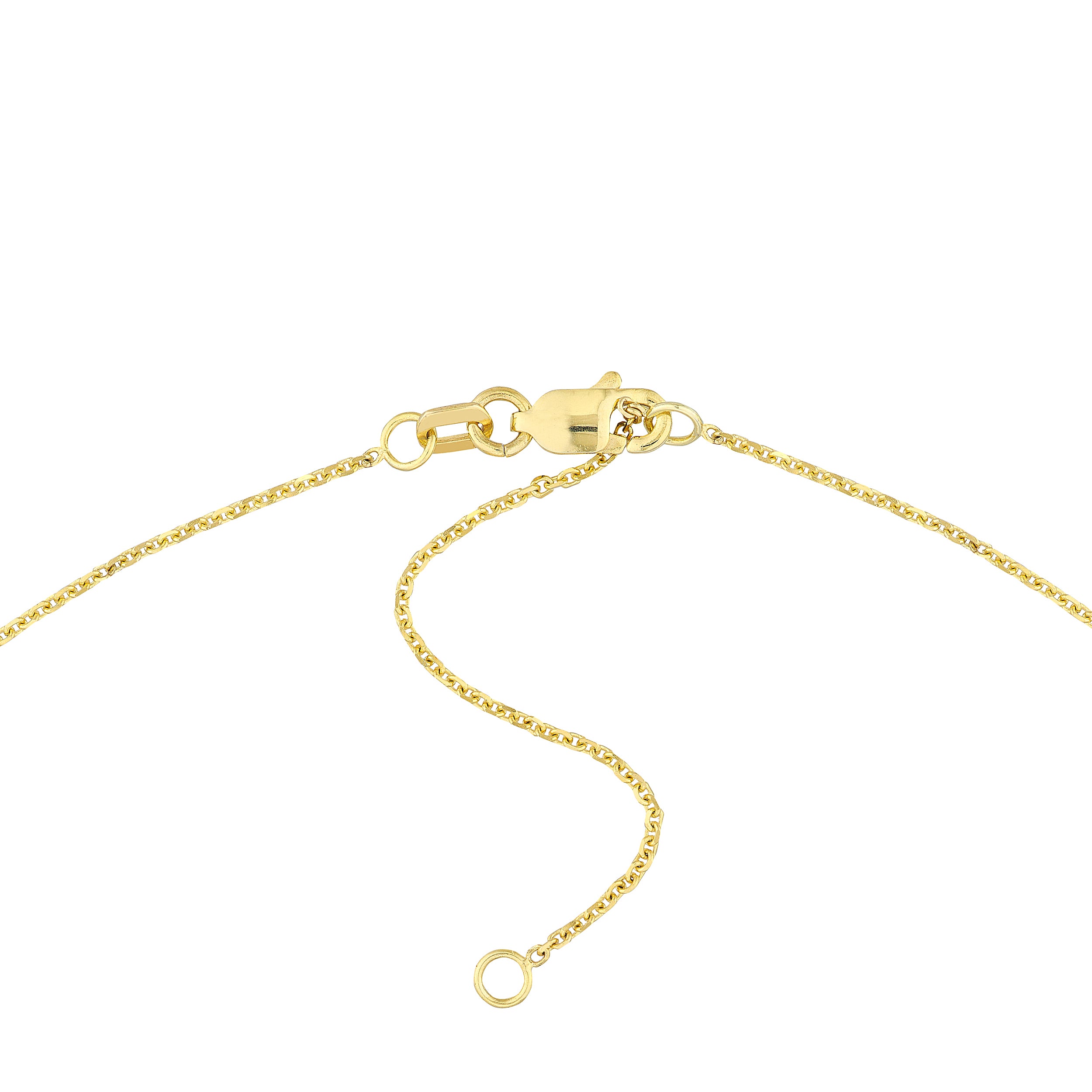 Gothic Initial Pendant Necklace