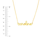 5mm Doodle Nameplate Necklace