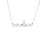 5mm Doodle Nameplate Necklace