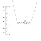 5mm Doodle Nameplate Necklace