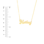 5mm Cursive Nameplate Necklace