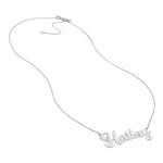 5mm Cursive Nameplate Necklace