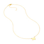 States Plain Map Necklace