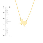 States Plain Map Necklace