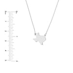 States Plain Map Necklace