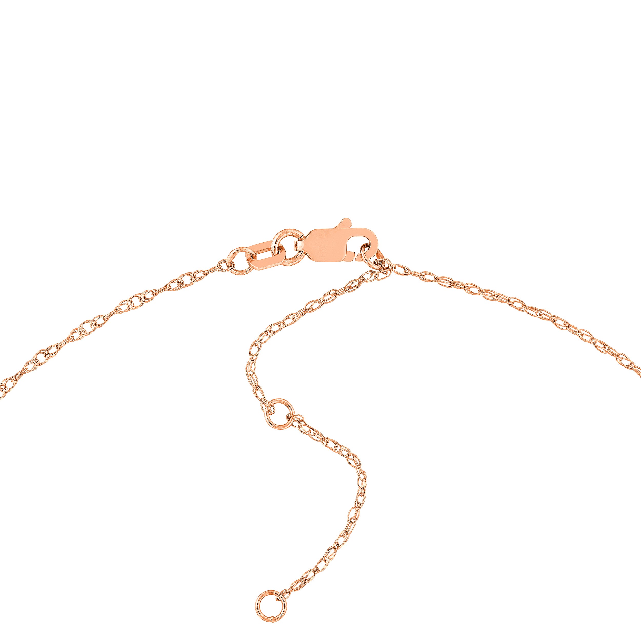7mm Vertical Roman Numeral Pendant Necklace