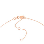 Sideways Block Initial Necklace