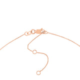 Sideways Block Initial Necklace