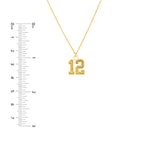 Personalization Large Vertical Varsity Numerals