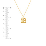 Personalization Large Vertical Varsity Numerals