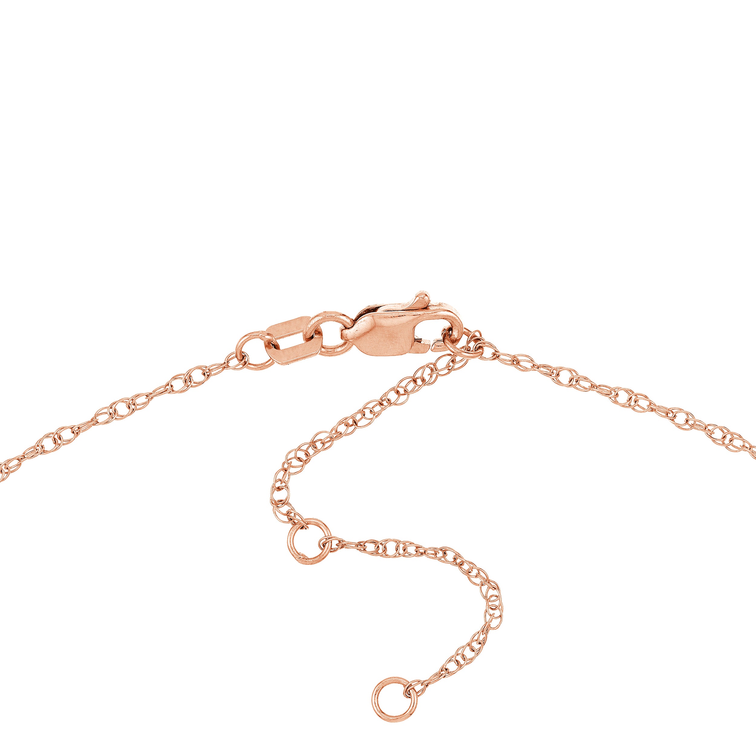 7mm Vertical Block Numeral Necklace