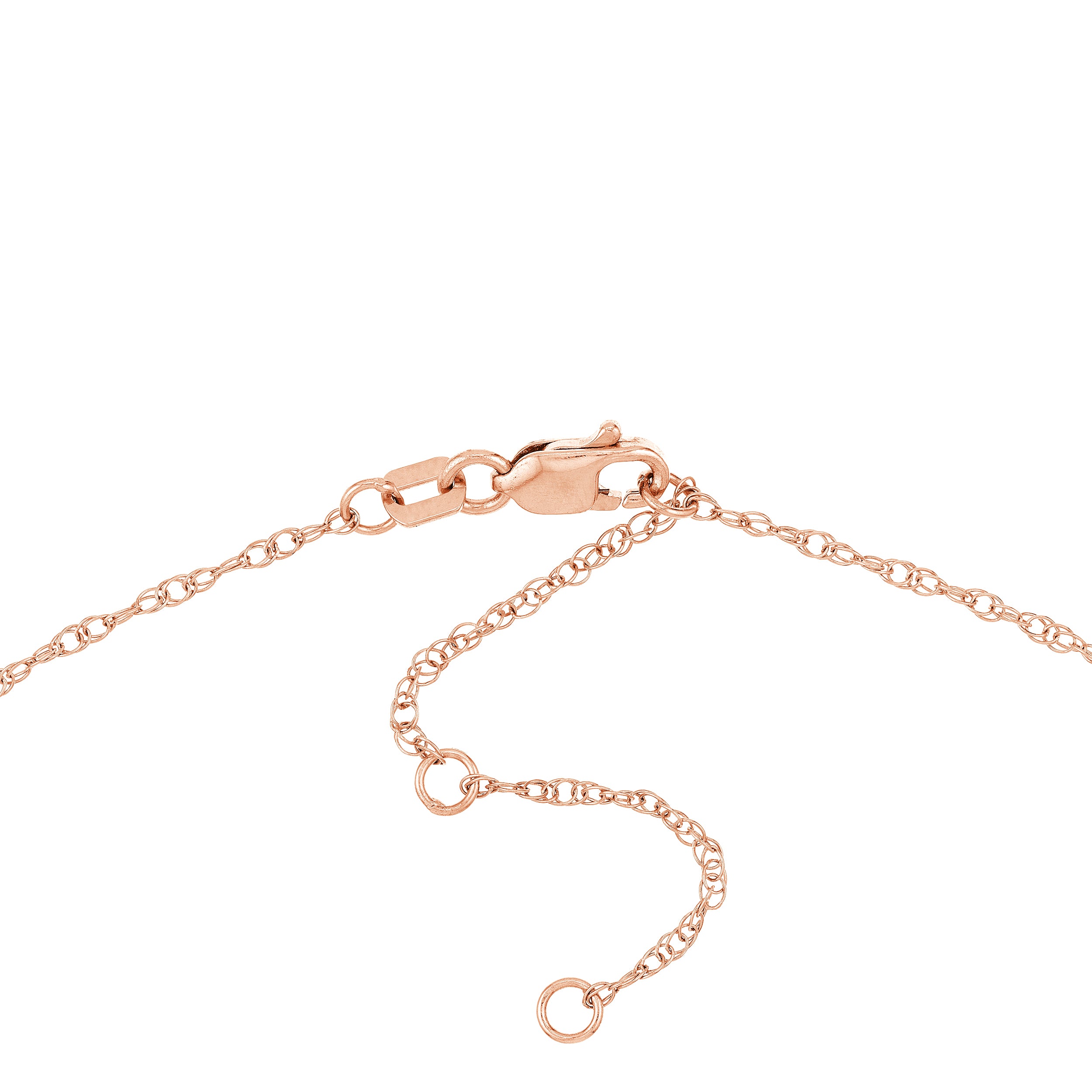 5mm Vertical Block Numeral Necklace