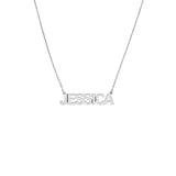 5mm Block Font Nameplate Necklace