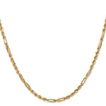 14k 3.0mm D/C Milano Rope Chain