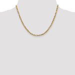14k 3.0mm D/C Milano Rope Chain