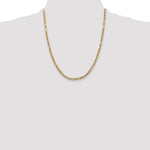 14k 3.0mm D/C Milano Rope Chain