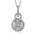 Pendant in 18k Gold with Diamonds