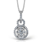 Pendant in 18k Gold with Diamonds