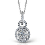 Pendant in 18k Gold with Diamonds