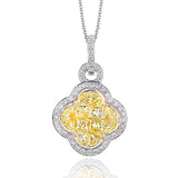 Pendant in 18k Gold with Diamonds