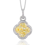 Pendant in 18k Gold with Diamonds