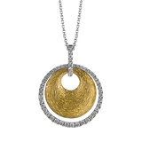 Pendant in 18k Gold with Diamonds