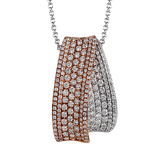 Pendant in 18k Gold with Diamonds