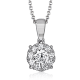 Pendant in 18k Gold with Diamonds