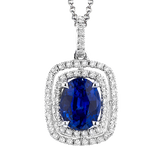 Color Pendant in 18k Gold with Diamonds