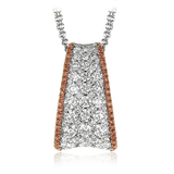 Pendant in 18k Gold with Diamonds