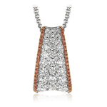 Pendant in 18k Gold with Diamonds
