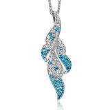 Color Pendant in 18k Gold with Diamonds