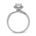 Engagement Ring in 18k Gold with Diamonds