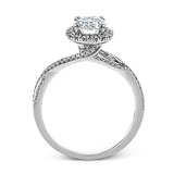 Engagement Ring in 18k Gold with Diamonds