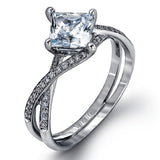 Wedding Set in 18k Gold with Diamonds