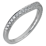 Engagement Ring in 18k Gold with Diamonds